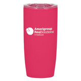Double Wall Custom Tumbler w/ Spill-Resistant Lid - 19 oz. - view 1