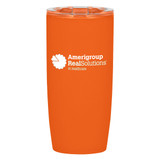 Double Wall Custom Tumbler w/ Spill-Resistant Lid - 19 oz. - view 4