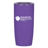 Double Wall Custom Tumbler w/ Spill-Resistant Lid - 19 oz. - view 5