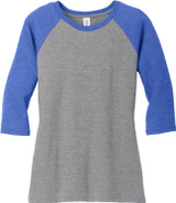 District Made Perfect Tri 3/4 Sleeve Custom T-Shirts - Women's - view 8