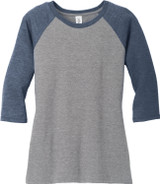District Made Perfect Tri 3/4 Sleeve Custom T-Shirts - Women's - view 5