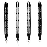 Sewn Polyester Custom Lanyards - .75