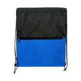 Two-Tone Heather Custom Drawstring Bag - 13.75