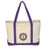 Large Heavy Cotton Canvas Custom Beach Bag - 24