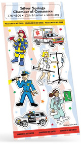 Emergency Worker Peel-N-Play Custom Stickers