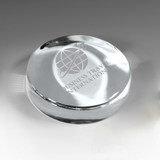 Prestige Round Custom Paperweight - view 2