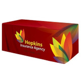 Full Color 4-Sided Fitted Custom Table Cover - 6 ft. - view 1