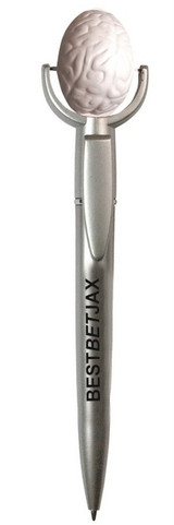 Brain Shaped Squeeze Top Customized Pen