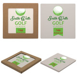 Absorbent Stone Custom Coasters - Square