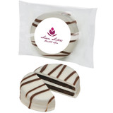 Belgian White Chocolate Covered Oreo Custom Cookies - view 2