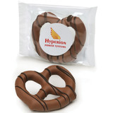 Belgian Milk Chocolate Covered Custom Pretzels