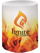 Full Color Round Fitted Custom Table Covers - 42.5"