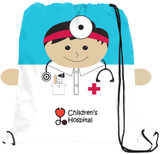 Hometown Helpers Custom Drawstring Backpack - Doctor