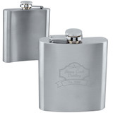 Stainless Steel Custom Flasks - 6 oz.
