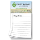 Magnetic Custom Business Card w/ Things To-Do Notepad - view 1