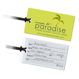 Heavy-Duty Slip-In Promotional Luggage Tag - .50 mil