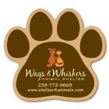 Specialty Shaped Logo Magnet - Paw Print - 20 mil