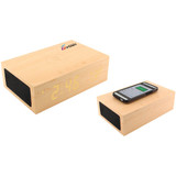 Wireless Custom Alarm Clock Speaker w/ Qi Charging Station - view 2