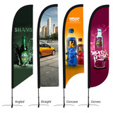 Small Custom Feather Flag - 9' - view 1