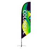 Medium Custom Feather Flag - 13'