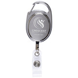 Silver Retractable Metal Custom Badge Reel