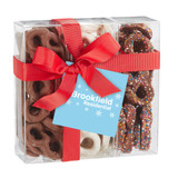 3-Way Custom Gourmet Gift Box w/ Dipped Pretzels - view 1