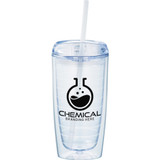 Custom Double Wall Vortex Tumbler - 16 oz.