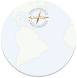 Souvenir® Custom Sticky Notes Globe - 25 Sheets - 2.88"dia