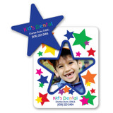Star Cut-Out Picture Frame Logo Magnet - 20 mil - view 2