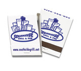 20-Stick White Custom Matchbooks