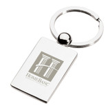 Rectangle Promo Logo Chrome Key Holder - view 1