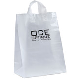 Frosted Soft Loop Promo Shopping Bag - 13