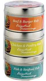 Gourmet Spice Rub in Custom Tins Set