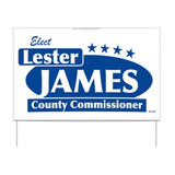 Double-Sided Custom Yard Signs - 23"w x 14.5"h