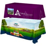3-Sided Flat Custom Table Cover - 8 ft.