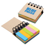 Recycled Custom Sticky Notes & Flags Set