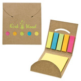 Recycled Self-Adhesive Promotional Flag & Notes Packet