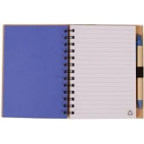 Die Cut Recycled Logo Notebook - Globe - 5.8