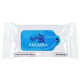 Promotional Antibacterial Wipe Packets - 10 Count