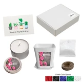 DIY Planter and Candle Custom Gift Set - view 1