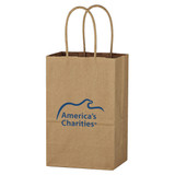 Brown Promotional Kraft Paper Bag - 5.25