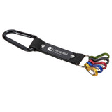 Custom Logo Carabiner Strap w/ Color-Code Key Clips