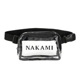 Anywhere Travel Clear Custom Belt Bag - 7.5"w x 5"h x 2"d