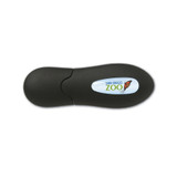 Ergonomic Recycled Logo USB Drive - 4GB