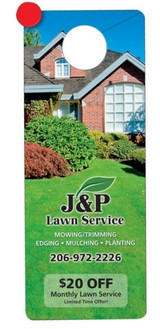 Waterproof Custom Door Hangers - view 1