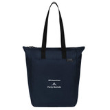 Renew rPET Custom Logo Zippered Tote - 11"w x 15"h x 5"d