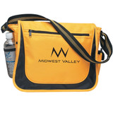 Custom Messenger Bag w/ Matching Striped Handle - 14.5