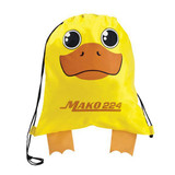 Paws & Claws Promotional Drawstring Backpack - Duck - view 2