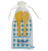 Oven Mitt w/ Bamboo Utensil Custom Gift Set