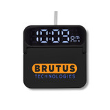 Foldable Branded Alarm Clock Charging Pad Combo